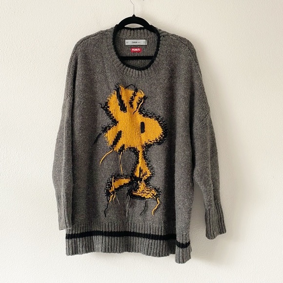 Zara Woodstock Jacquard Sweater 